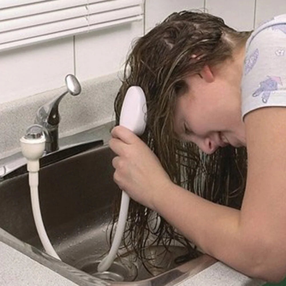 Crazyview Slip on Hose Portable Shower Head Shower Head Attachment for Dogs with Pet Shower Sprayer